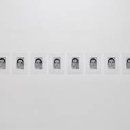 Pohled do výstavy Lípa umělkyně Michaely Thelenové v pražské Hunt Kastner Gallery.