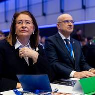 Úsměv na tváři Miroslavy Němcové, která se na kongresu loučí s aktivní politikou.