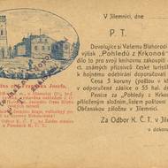 Korespondenční lístek s rozhlednou Žalý.