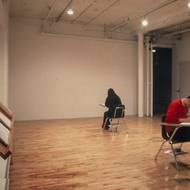 Projekt konceptuálního umělce Jiřího Skály nazvaný Výměna rukopisu je založen na permanentní tříměsíční performance dvou aktérů. Dílo pochází z roku 2006.