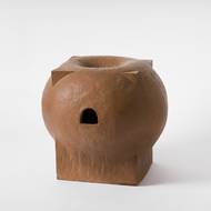 Čestmír Suška: Vnitřní klenba, 1992, pálená hlína, 48 cm.