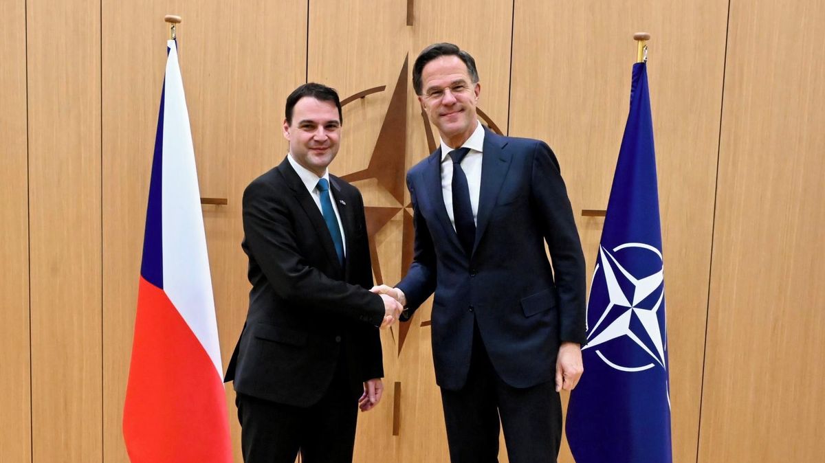 Rutte při schůzce s Macinkou ocenil přínos Česka k bezpečnosti aliance