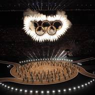 Pravidelné odhalení olympijských kruhů nechybělo ani letos. 