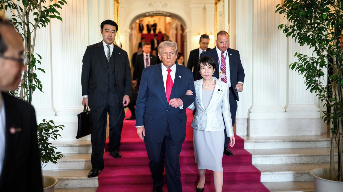 Trumpova podpora Takaičiové jako signál pro Peking