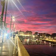 Čtvrť Navigli svými kanály připomíná Amsterodam. 