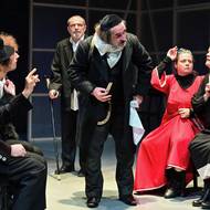 Snímek z inscenace Satan v Goraji.