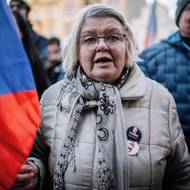 Demonstrace v Plzni.