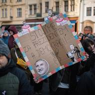 Demonstrace v Plzni.