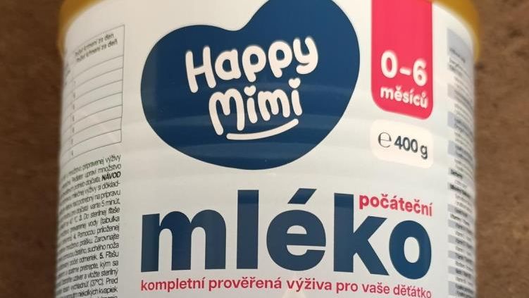 Inspekce našla na trhu kojenecké mléko Happy Mimi s nadlimitním obsahem toxinu