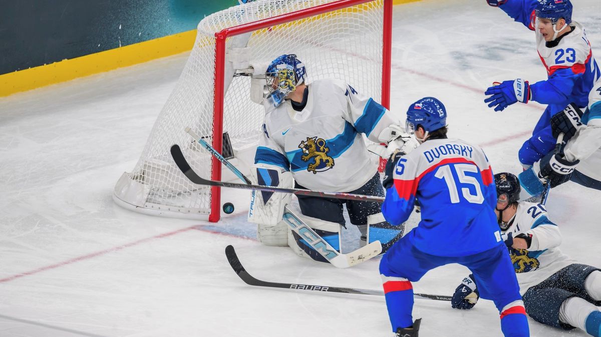 Senzace hned na úvod turnaje! Slovenští hokejisté porazili favorizované Finy 4:1