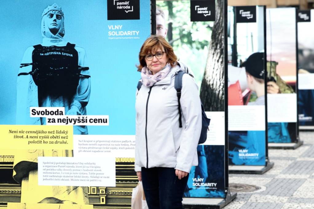 Na Staroměstském náměstí v Praze začala vernisáž k výstavě Svoboda za nejvyšší cenu.