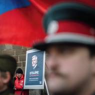 Demonstrace v Plzni.