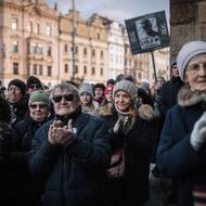 Demonstrace v Plzni.