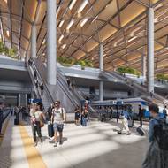 Nové letiště Polsko, Port Polska, CPK - podzemní nádraží.