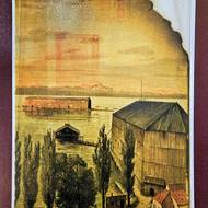 Pohlednice z havárie Hindenburgu.