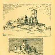 Bílkova představa Chrámové předsíně z cyklu Cesta.