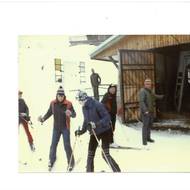 Sezona 1985-86, kotvový vlek na Špičáku.