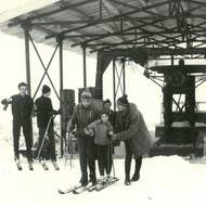 Vlek na Špičáku zhruba před 50 lety.