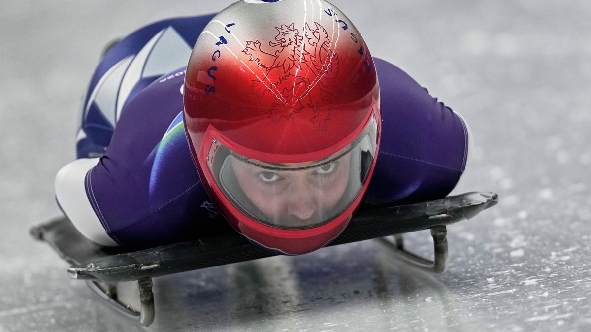 Skeletonistka Fernstädtová je po první olympijské jízdě dvanáctá