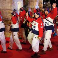 Američané na ploše veronského amfiteátru.