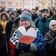 Demonstrace v Plzni.