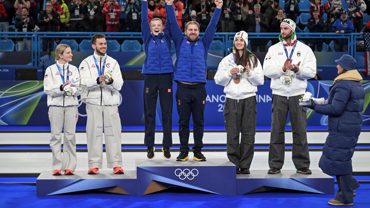 Olympijské zlato v mixu získali švédští curleři sourozenci Wranaaovi