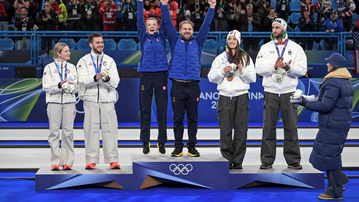 Olympijské zlato v mixu získali švédští curleři sourozenci Wranaaovi