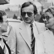 Na fotografii z moskevského filmového festivalu v roce 1985 jsou zleva režisér Jiří Svoboda, herec Radoslav Brzobohatý a Jana Brejchová.