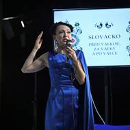 Tereza Novotná hraje v současné rovině příběhu moderátorku.