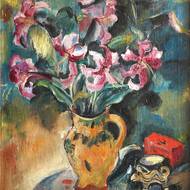 Alfred Dorn: Lilie, 1930, olej na plátně, 65 × 55 cm, soukromá sbírka.