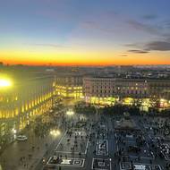 Výhled se střechy Dómu