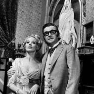 S kolegou Jiřím Sovákem při natáčení filmu Zabil jsem Einsteina, pánové z roku 1969.