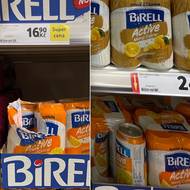 Ceny v prodejně Tesco v OC Smíchov. Srovnání z 8. prosince 2025 (vlevo) a 6. ledna 2026 (vpravo).