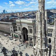 Výhled na nákupní galerii ze střechy Dómu