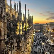 Výhled se střechy Dómu