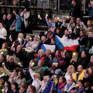 Krasobruslařský pár si užíval podporu českých fanoušků a plné O2 areny.