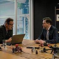 David Matásek v roli Kollera a Ondřej Sokol jako Dušek.