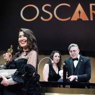 Animovaným filmem roku se stal K-pop: Lovkyně démonů od Netflixu. Vlevo je jeho producentka Michelle Wong.