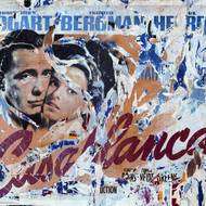 Mimmo Rotella: Casablanca, 1963.