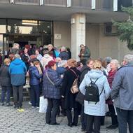 První registrované účastnice dorazily s více než hodinovým předstihem.