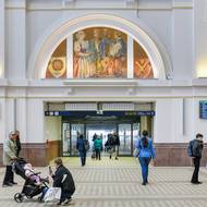 Plzeň hlavní nádraží, výpravní budova, na snímku po rekonstrukci, 2024.