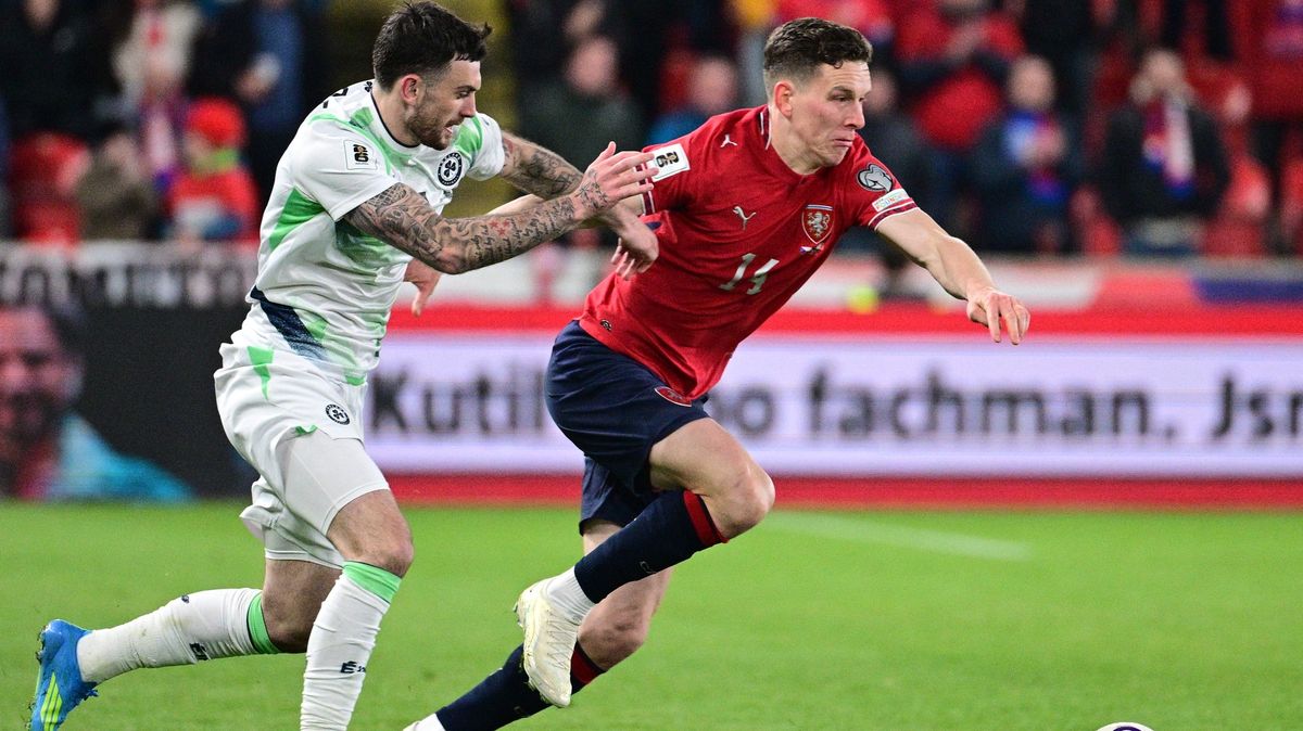 Čeští fotbalisté v semifinále baráže o mistrovství světa porazili Irsko