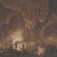 Josef Fischer: Společnost na projížďce v Císařské jeskyni, 1792, Národní galerie v Praze.