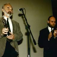 Aprílové setkání přátel Českého rozhlasu u příležitosti uvedení filmu Kolja v roce 1997.