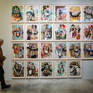 Snímek z výstavy Hit by News.