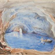 Jan Novopacký: Náčrtník s kresbami z Itálie, kolem 1850, Národní galerie v Praze.