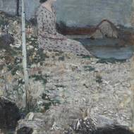 Jan Preisler: Pohádka, 1901 až 1902, olej, plátno, 99 × 76 cm, sbírka GMU.