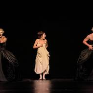 Na snímku ze Sechs Tänze jsou Tom Bellec, Rita Pires a Mark Griffiths.