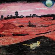 Emil Filla – Milostná noc, 1907, zakoupeno Národní galerií v Praze ze soukromé sbírky v roce 1948.