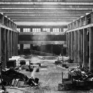 Rekonstrukce Veletržního paláce – Velká dvorana, 1987.